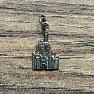 Disney Sterling Silver Castle Charm